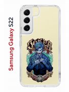 Чехол-накладка Samsung Galaxy S22 (610633) Kruche PRINT Джокер