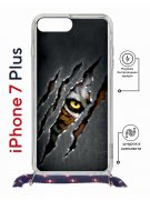Чехол-накладка Apple iPhone 7 Plus (626142) Kruche PRINT Тигриный глаз