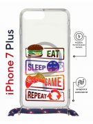 Чехол-накладка Apple iPhone 7 Plus (626142) Kruche PRINT Repeat