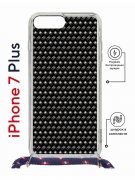 Чехол-накладка Apple iPhone 7 Plus (626142) Kruche PRINT Карбон