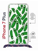 Чехол-накладка Apple iPhone 7 Plus (626142) Kruche PRINT Огурчик Рик