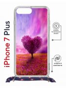 Чехол-накладка Apple iPhone 7 Plus (626142) Kruche PRINT Pink heart