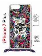 Чехол-накладка Apple iPhone 7 Plus (626142) Kruche PRINT Music