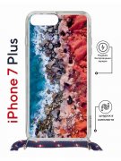 Чехол-накладка Apple iPhone 7 Plus (626142) Kruche PRINT Морской берег