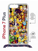 Чехол-накладка Apple iPhone 7 Plus (626142) Kruche PRINT Симпсоны