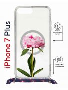 Чехол-накладка Apple iPhone 7 Plus (626142) Kruche PRINT Пион