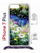 Чехол-накладка Apple iPhone 7 Plus (626142) Kruche PRINT Ромашки у ручья
