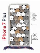 Чехол-накладка Apple iPhone 7 Plus (626142) Kruche PRINT Медвежата