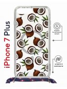 Чехол-накладка Apple iPhone 7 Plus (626142) Kruche PRINT Кокосы