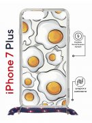 Чехол-накладка Apple iPhone 7 Plus (626142) Kruche PRINT Глазунья