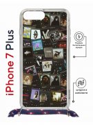 Чехол-накладка Apple iPhone 7 Plus (626142) Kruche PRINT Плейлисты