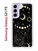 Чехол-накладка Samsung Galaxy S21 FE (612847) Kruche PRINT Space