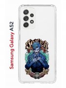 Чехол-накладка Samsung Galaxy A52 Kruche Print Джокер