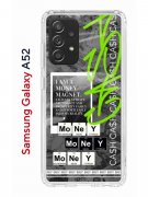 Чехол-накладка Samsung Galaxy A52 Kruche Print Money Easy