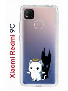 Чехол-накладка Xiaomi Redmi 9C Kruche Print Angel Demon