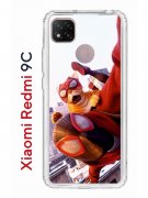 Чехол-накладка Xiaomi Redmi 9C Kruche Print Человек паук
