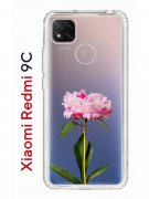 Чехол-накладка Xiaomi Redmi 9C Kruche Print Пион
