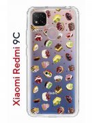 Чехол-накладка Xiaomi Redmi 9C Kruche Print Cake