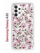 Чехол-накладка Samsung Galaxy A32 Kruche Print Нежность