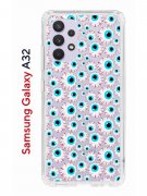 Чехол-накладка Samsung Galaxy A32 (598888) Kruche PRINT Глаза