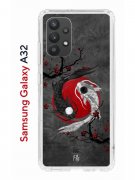 Чехол-накладка Samsung Galaxy A32 Kruche Print Гармония
