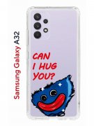 Чехол-накладка Samsung Galaxy A32 Kruche Print CAN I HUG YOU