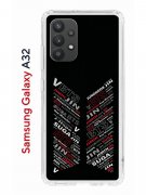 Чехол-накладка Samsung Galaxy A32 (598888) Kruche PRINT BTS