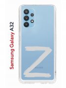 Чехол-накладка Samsung Galaxy A32 (598888) Kruche PRINT Zet