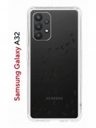 Чехол-накладка Samsung Galaxy A32 Kruche Print Муравьи