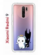 Чехол-накладка Xiaomi Redmi 9 Kruche Print Angel Demon