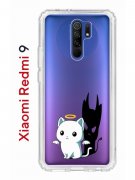 Чехол-накладка Xiaomi Redmi 9 Kruche Print Angel Demon