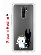 Чехол-накладка Xiaomi Redmi 9 Kruche Print Angel Demon