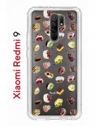 Чехол-накладка Xiaomi Redmi 9 Kruche Print Cake