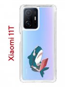 Чехол-накладка Xiaomi 11T/11T Pro Kruche Print Акула