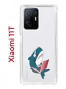 Чехол-накладка Xiaomi 11T/11T Pro Kruche Print Акула