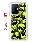 Чехол-накладка Xiaomi 11T (612848) Kruche PRINT Инопланетянин