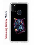 Чехол-накладка Samsung Galaxy M30S Kruche Print Retro Owl