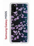 Чехол-накладка Samsung Galaxy M30S/M21 Kruche Print Сакура