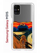 Чехол-накладка Samsung Galaxy M31S Kruche Print Cookie Scream