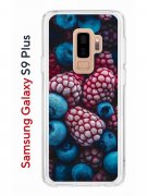 Чехол-накладка Samsung Galaxy S9 Plus (591403) Kruche PRINT Fresh berries