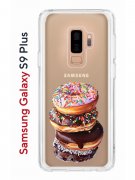 Чехол-накладка Samsung Galaxy S9 Plus Kruche Print Donuts