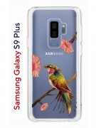 Чехол-накладка Samsung Galaxy S9 Plus Kruche Print Колибри