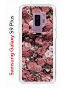 Чехол-накладка Samsung Galaxy S9 Plus Kruche Print Цветы