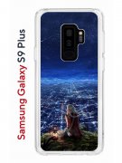 Чехол-накладка Samsung Galaxy S9 Plus (591403) Kruche PRINT Ночные Огни