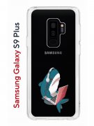 Чехол-накладка Samsung Galaxy S9 Plus Kruche Print Акула