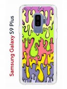 Чехол-накладка Samsung Galaxy S9 Plus Kruche Print Абстракция Капли