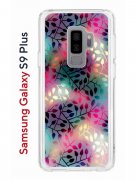 Чехол-накладка Samsung Galaxy S9 Plus Kruche Print Цветные листья
