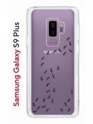 Чехол-накладка Samsung Galaxy S9 Plus Kruche Print Муравьи