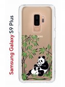 Чехол-накладка Samsung Galaxy S9 Plus Kruche Print Панды