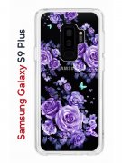 Чехол-накладка Samsung Galaxy S9 Plus Kruche Print Roses